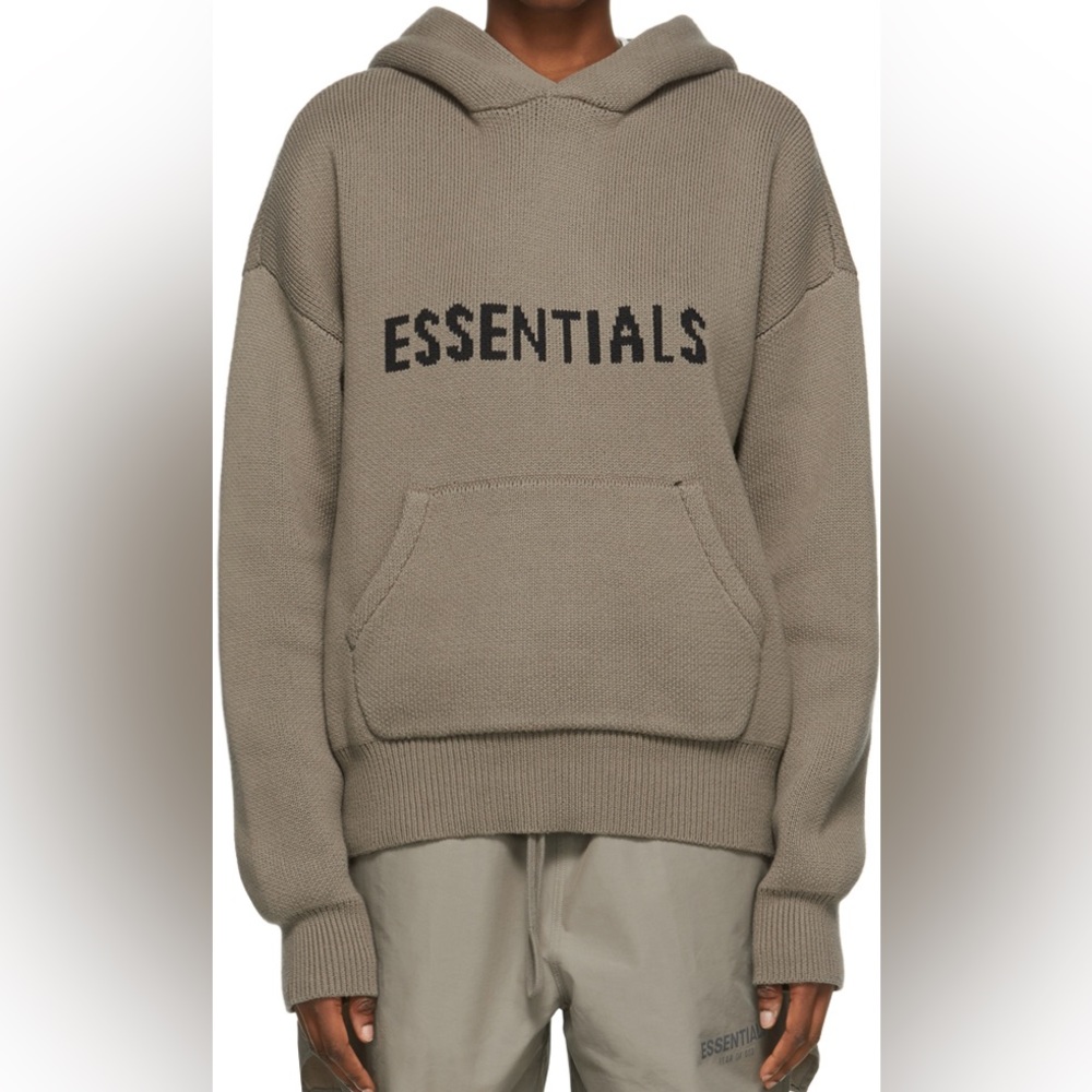 Essentials Knit Hoodie